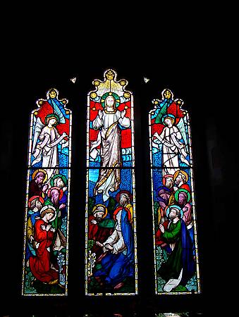 Clannaborough - Detail of Stained Glass